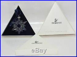 SWAROVSKI CRYSTAL 1998 CHRISTMAS Snowflake 980001 Excellent With Original Box