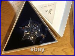 SWAROVSKI CRYSTAL ANNUAL CHRISTMAS ORNAMENT 2000 NEW NR200001 WithBOXES & CERT