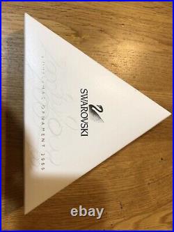 SWAROVSKI CRYSTAL ANNUAL CHRISTMAS ORNAMENT 2000 NEW NR200001 WithBOXES & CERT