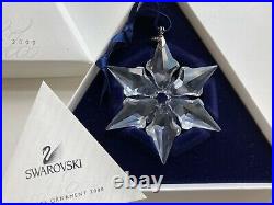 SWAROVSKI CRYSTAL ANNUAL HOLIDAY CHRISTMAS ORNAMENT 2000 With ORIGINAL BOX