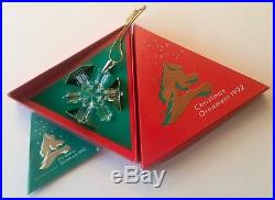 SWAROVSKI CRYSTAL Christmas Ornament 1992 Snowflake Limited Edition