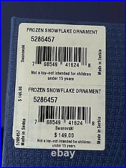SWAROVSKI CRYSTAL FIGURINE DISNEY Frozen Snowflake Ornament 5286457 New Series 1