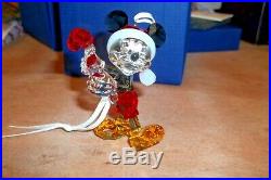 SWAROVSKI CRYSTAL MICKEY MOUSE Christmas Ornament NIB 5412847 Retail $239