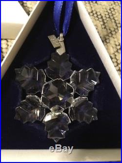SWAROVSKI Crystal 1996 Christmas Ornament 9445 960 001 Snowflake 206197 Star