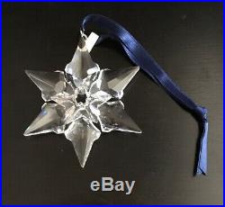 SWAROVSKI Crystal 2000 Large Star Snowflake Christmas Ornament In Original Box