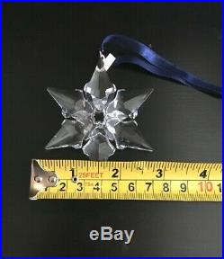 SWAROVSKI Crystal 2000 Large Star Snowflake Christmas Ornament In Original Box