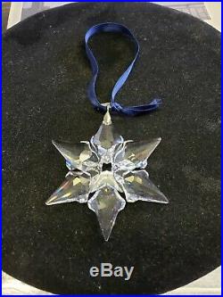 SWAROVSKI Crystal 2000 Large Star Snowflake Christmas Ornament No Box RARE