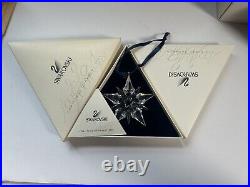 SWAROVSKI Crystal 2001 Christmas Snowflake Ornament Mint In Box