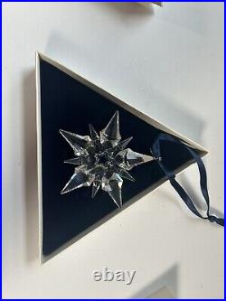 SWAROVSKI Crystal 2001 Christmas Snowflake Ornament Mint In Box