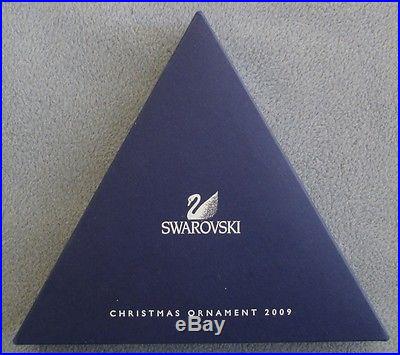 SWAROVSKI Crystal 2009 Annual Large Snowflake Star Christmas Ornament Mint & NIB