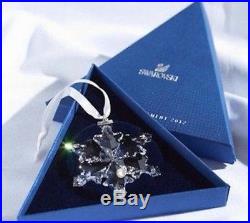 SWAROVSKI Crystal 2012 Annual Large Snowflake Star Christmas Ornament Mint & NIB