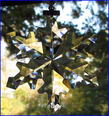 SWAROVSKI Crystal 2012 Annual Large Snowflake Star Christmas Ornament Mint & NIB