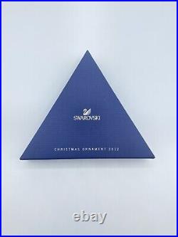 SWAROVSKI Crystal 2012 Annual Snowflake Christmas Ornament Cert Box & Sleeve