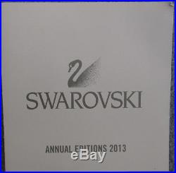 SWAROVSKI Crystal 2013 Annual Christmas Ball Ornament w Tree 1st Ed Mint & NIB