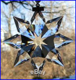SWAROVSKI Crystal 2013 Annual Large Star Snowflake Christmas Ornament Mint & NIB