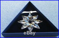 SWAROVSKI Crystal 2013 Annual Large Star Snowflake Christmas Ornament Mint & NIB