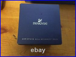 SWAROVSKI Crystal 2013 Christmas Tree 3 Ball Ornament 1st Edition 5004498 NWT