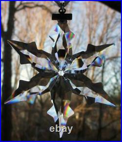 SWAROVSKI Crystal 2015 Annual Large Snowflake Star Ornament NIB # 5099840