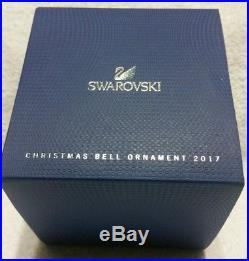 SWAROVSKI Crystal 2017 Annual Edition Christmas Bell Ornament #524153 NEW