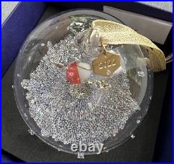 SWAROVSKI Crystal 2022 Annual Ball Christmas Ornament Gold Angel New in Box