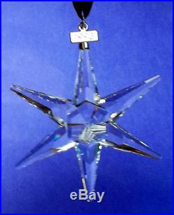 SWAROVSKI Crystal ANNUAL EDITION 1993 LARGE Snowflake Star Christmas Ornament