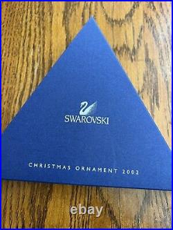 SWAROVSKI Crystal CHRISTMAS ORNAMENT 2002 MIB #288802 -3in -with Box