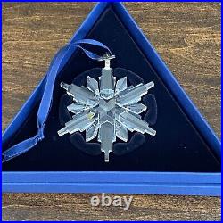 SWAROVSKI Crystal Christmas Ornament Set 2006-2012 Set of 7 Annual Snowflakes