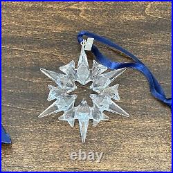 SWAROVSKI Crystal Christmas Ornament Set 2006-2012 Set of 7 Annual Snowflakes