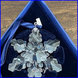 SWAROVSKI Crystal Christmas Ornament Set 2006-2012 Set of 7 Annual Snowflakes