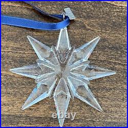 SWAROVSKI Crystal Christmas Ornament Set 2006-2012 Set of 7 Annual Snowflakes