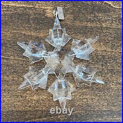 SWAROVSKI Crystal Christmas Ornament Set 2006-2012 Set of 7 Annual Snowflakes