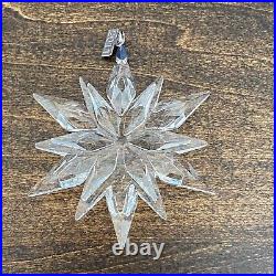 SWAROVSKI Crystal Christmas Ornament Set 2006-2012 Set of 7 Annual Snowflakes