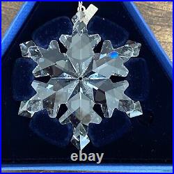 SWAROVSKI Crystal Christmas Ornament Set 2006-2012 Set of 7 Annual Snowflakes