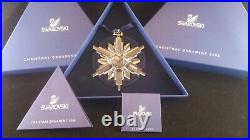 SWAROVSKI Crystal Christmas Ornaments 2006 12 pc withstore case Mint NOS