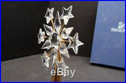 SWAROVSKI Crystal Christmas TREE TOPPER Chrome Gold Plated #632784 IN BOX