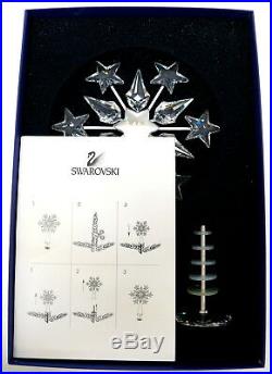 SWAROVSKI Crystal Christmas Tree Topper Chrome Plated Original Box 632784