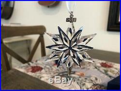 SWAROVSKI Crystal Large CHRISTMAS ORNAMENT 2011 SNOWFLAKE/STAR Original Box, MINT