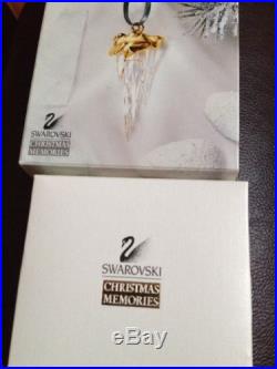 SWAROVSKI Crystal Memories Icicles Christmas Ornament Mint in Box