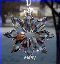 SWAROVSKI Crystal STAR SNOWFLAKE 2013 Christmas Ornament NEW in Box #5004489