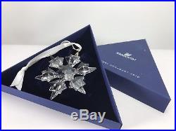 SWAROVSKI Crystal Snowflake Star 2010 Annual Christmas Ornament with Box