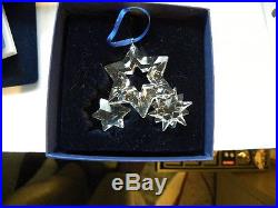 SWAROVSKI Crystal Twinkling Stars Christmas Lge. Ornament 0863438 Retired $299.90
