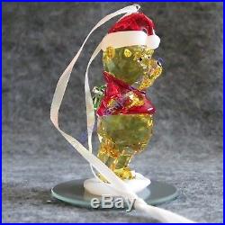 SWAROVSKI Crystal WINNIE THE POOH CHRISTMAS ORNAMENT #5030561 Retired NEW