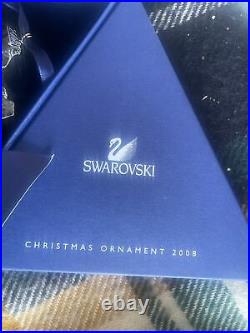 SWAROVSKI L 2008 ANNUAL STAR SNOWFLAKE CHRISTMAS ORNAMENT Mib Complete #0942045