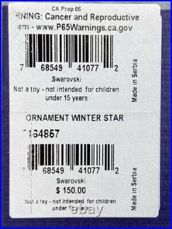 SWAROVSKI Winter Star Ornament (#5464857) New in Box