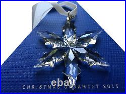SWAROVSKI crystal 2015 ORNAMENT-MINT IN BOX WITH CERTIFICATE