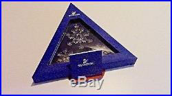 Set 3 Swarovski Annual Edition 2004 Star Snowflake Crystal Christmas Ornaments
