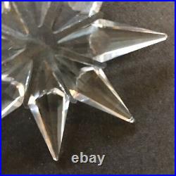 Set Of 3 Swarovski Crystal 2009 Annual Star Snowflake Christmas Ornaments No Box