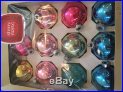 Shiny Brite Vintage Mercury Glass Christmas Ornaments Huge Lot Over 100 Pieces