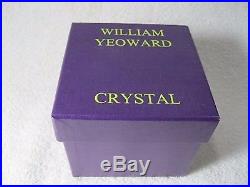 Signed William Yeoward Crystal Christmas Ornament 1999