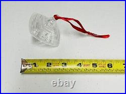 Steuben Clear Crystal Chinese Lantern Christmas Ornament